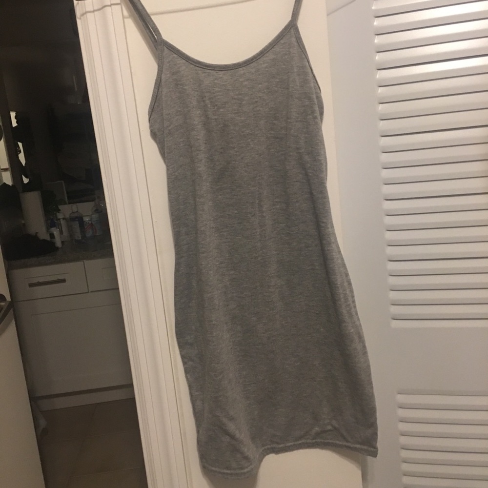 Short gray dress